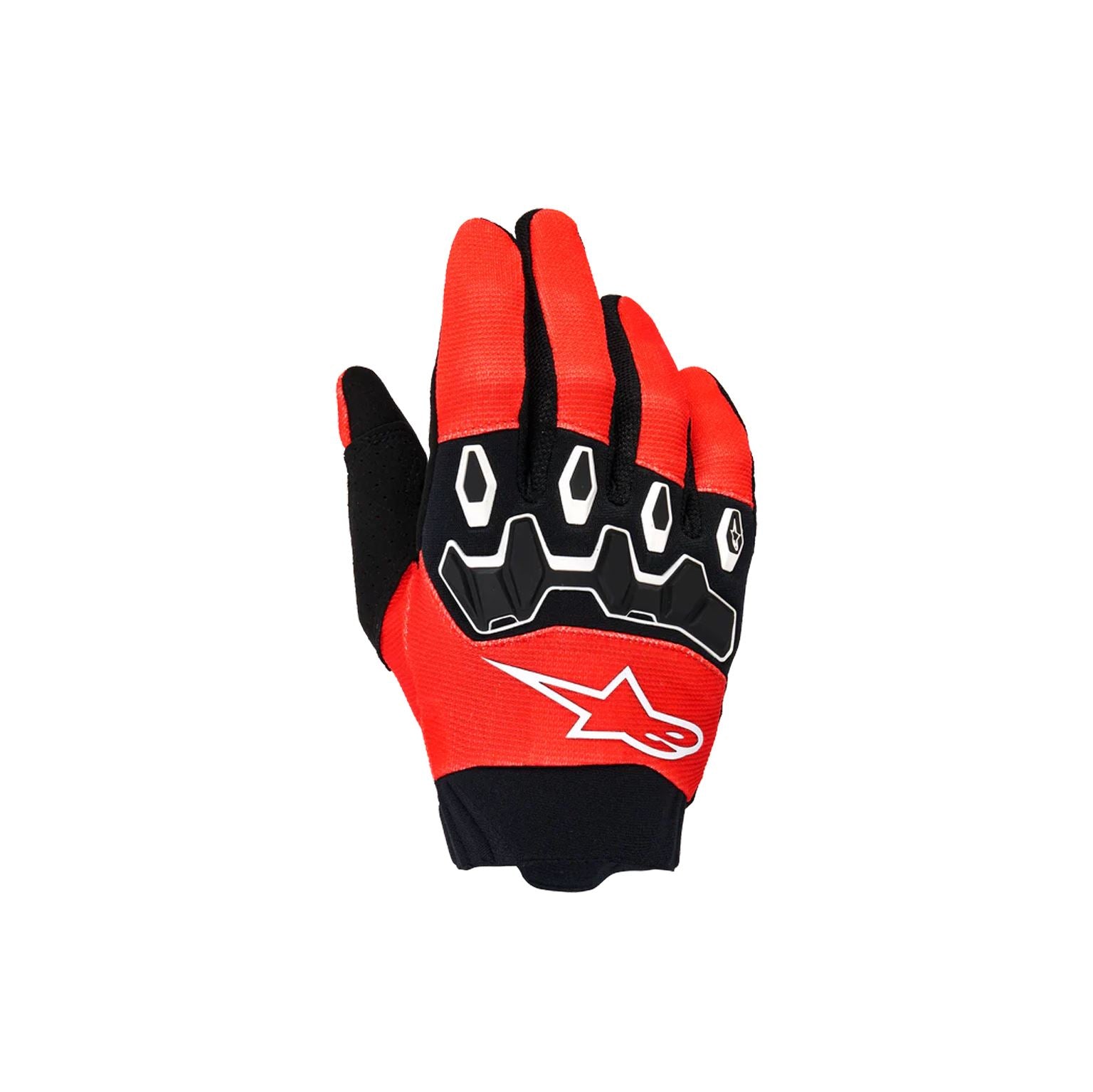 Alpinestars 2026 Youth Full Bore V2 Motocross Gloves Bright Red Black
